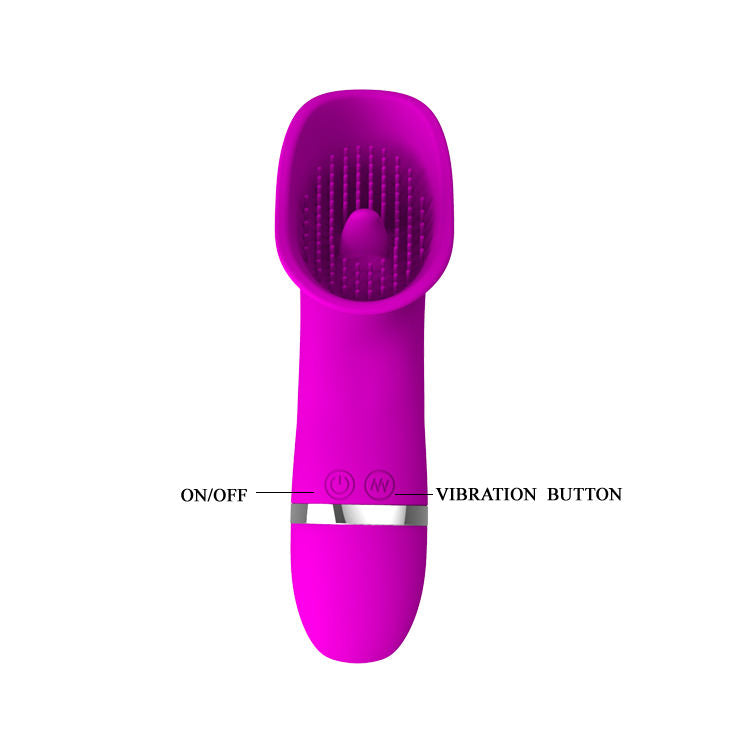Pretty Love Estimulador de Clitóris Rudolf de silicone macio com design ergonómico e pontas estimulantes.