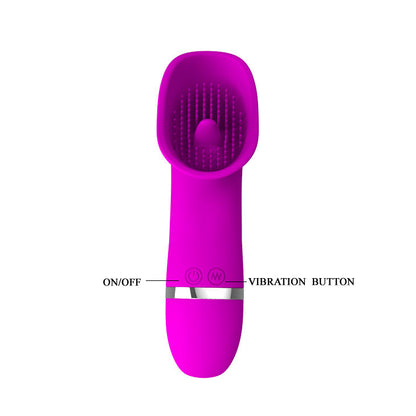 Pretty Love Estimulador de Clitóris Rudolf de silicone macio com design ergonómico e pontas estimulantes.