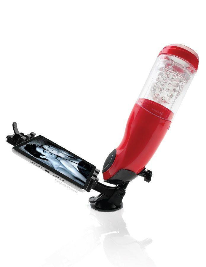 Masturbador Masculino PDX Mega Bator USB Boca Rojo