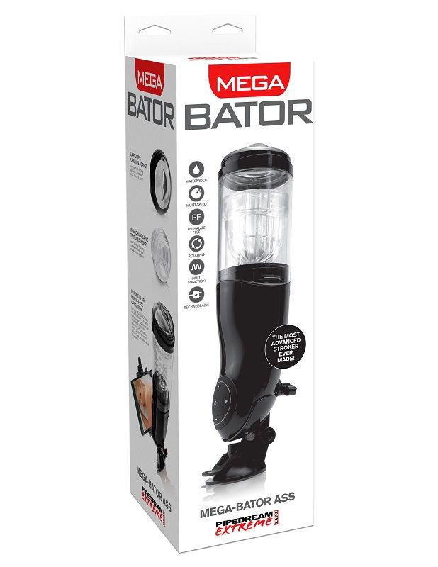 Masturbador Masculino PDX Mega Bator USB Vibratorio Rotación Color Negro
