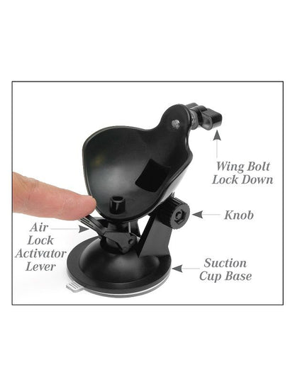 Masturbador Masculino PDX Mega Bator USB Vibratorio Rotación Color Negro