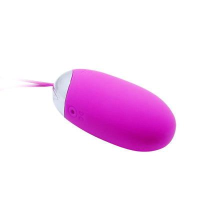 Close-up of the PRETTY LOVE Vibrador para Casais Abner com Controlo por App, showing its ergonomic design and smooth silicone texture.