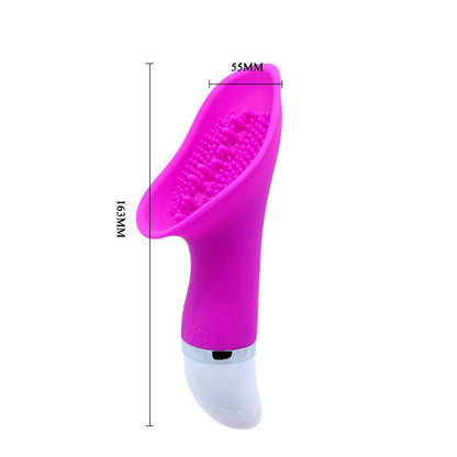 Close-up do Estimulador de Clitóris Claude PRETTY LOVE, mostrando o design ergonómico e a textura suave em silicone.