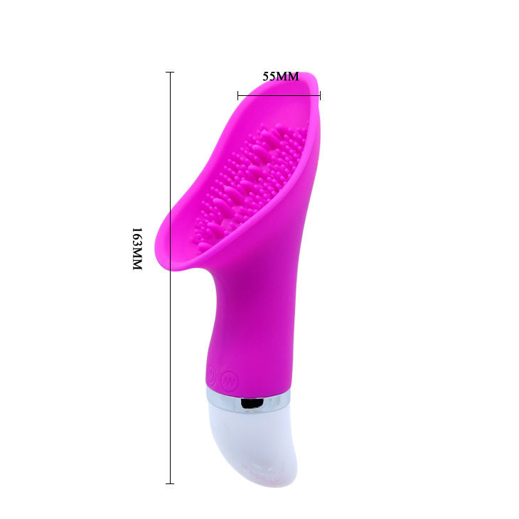 Close-up do Estimulador de Clitóris Claude PRETTY LOVE, mostrando o design ergonómico e a textura suave em silicone.