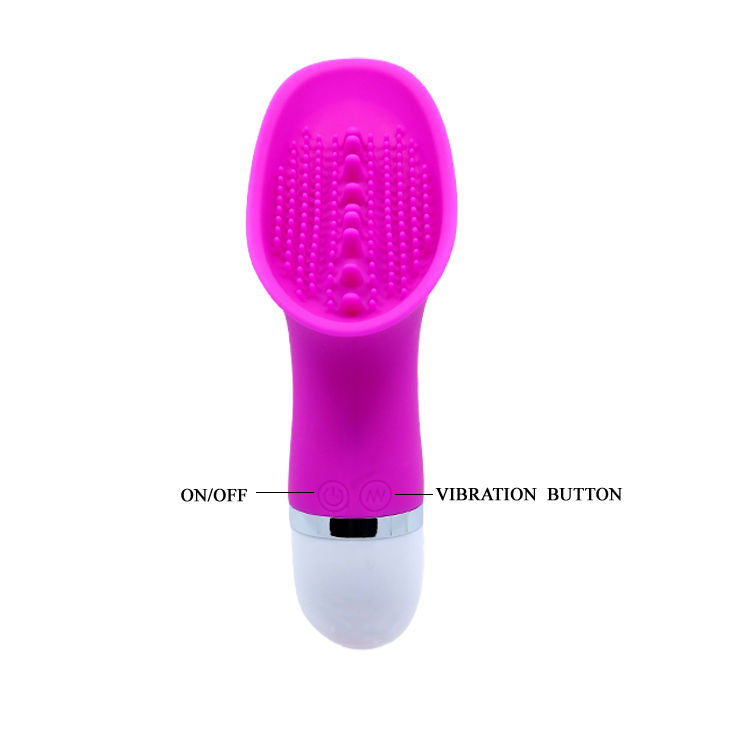 Close-up do Estimulador de Clitóris Claude PRETTY LOVE, mostrando o design ergonómico e a textura suave em silicone.