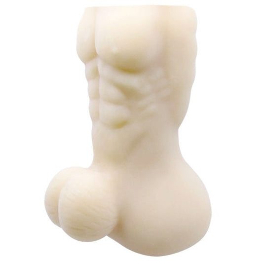 Close-up do Mini Masturbador Masculino BAILE Back Spirit, mostrando o design realista e a textura.