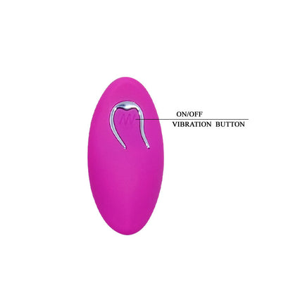Ovo vibratório Pretty Love Arvin com controle remoto para prazer discreto.
