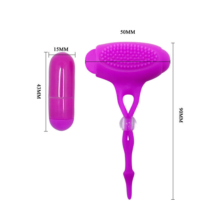 PRETTY LOVE Estimulador de Mamilos Bancroft Love em silicone com vibração forte.