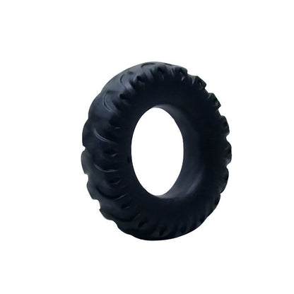 Anel Peniano Baile Titan de silicone preto e verde com 2 cm de diâmetro