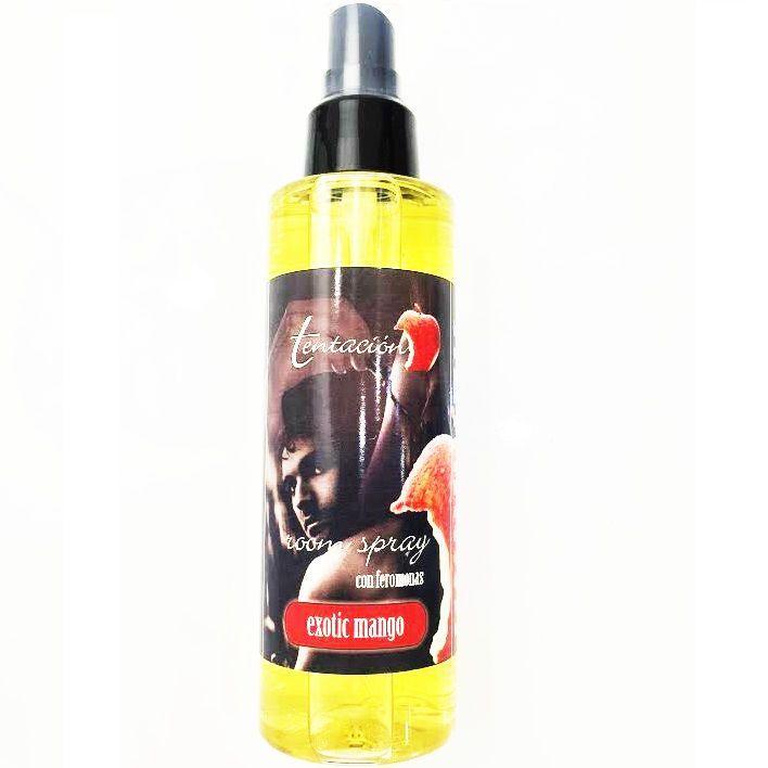 TENTACION Ambientador com Feromonas Exotic Mango 150ml para criar uma atmosfera sensual.
