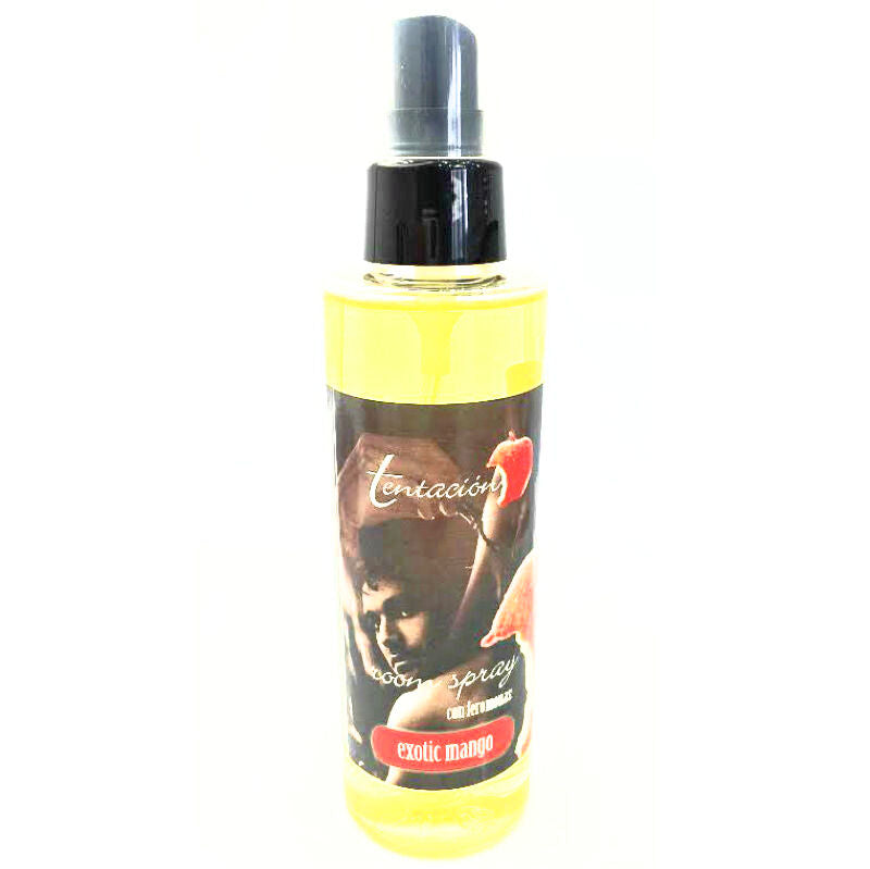 TENTACION Ambientador com Feromonas Exotic Mango 150ml para criar uma atmosfera sensual.
