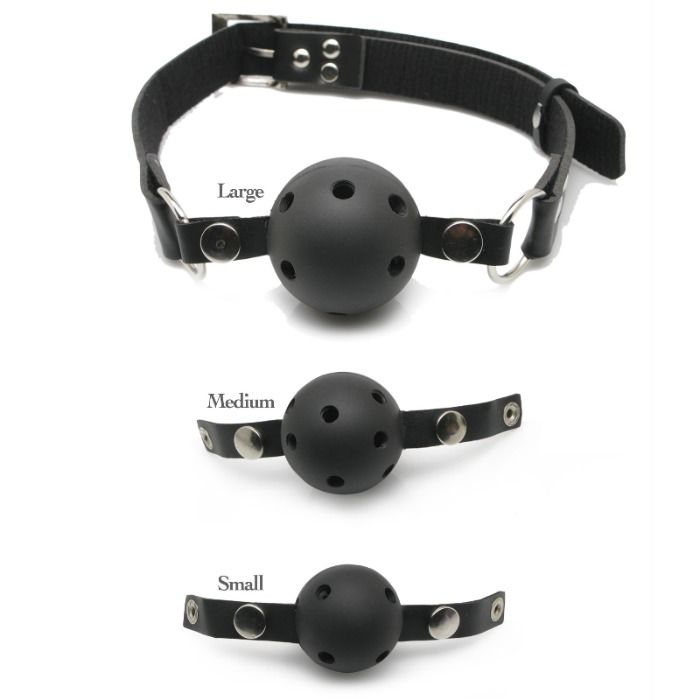 Sistema de Treinamento Ball Gag FETISH FANTASY SERIES com 3 mordaças e alça ajustável