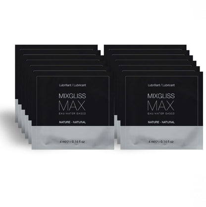MIXGLISS - LUBRICANTE DILATADOR ANAL MÁXIMO PAQUETE DE 12 MONODOSIS 4ML