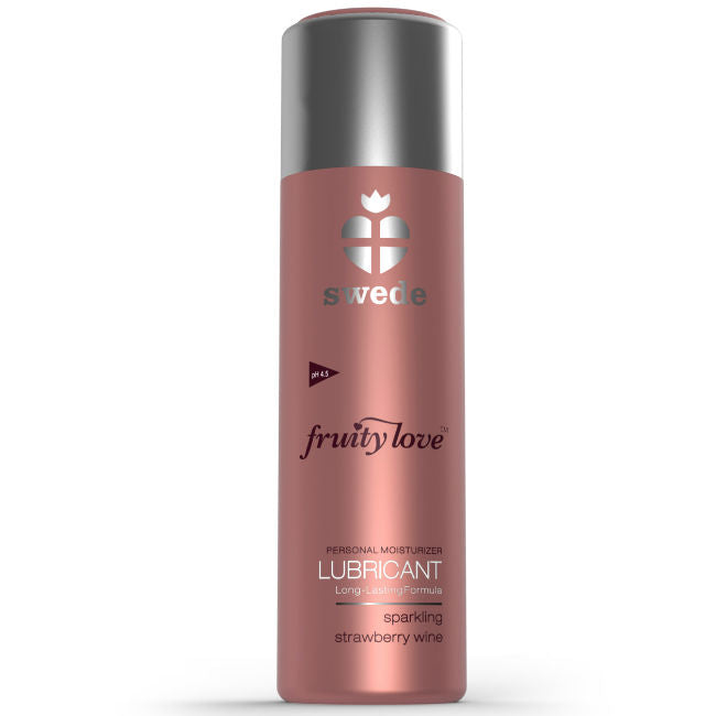 SUECO - LUBRICANTE ESPUMOSO FRUITY LOVE VINO DE FRESA 100 ML