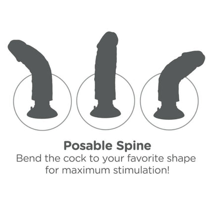 KING COCK - DILDO VIBRANTE 25,5 CM NATURAL