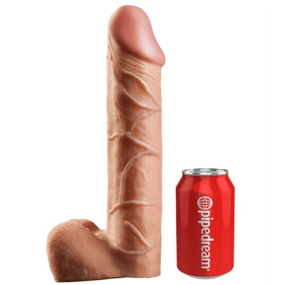 Dildo Strap-on - Sistema de Suspensión 30,5 cm Hollow Strap-on - Carne