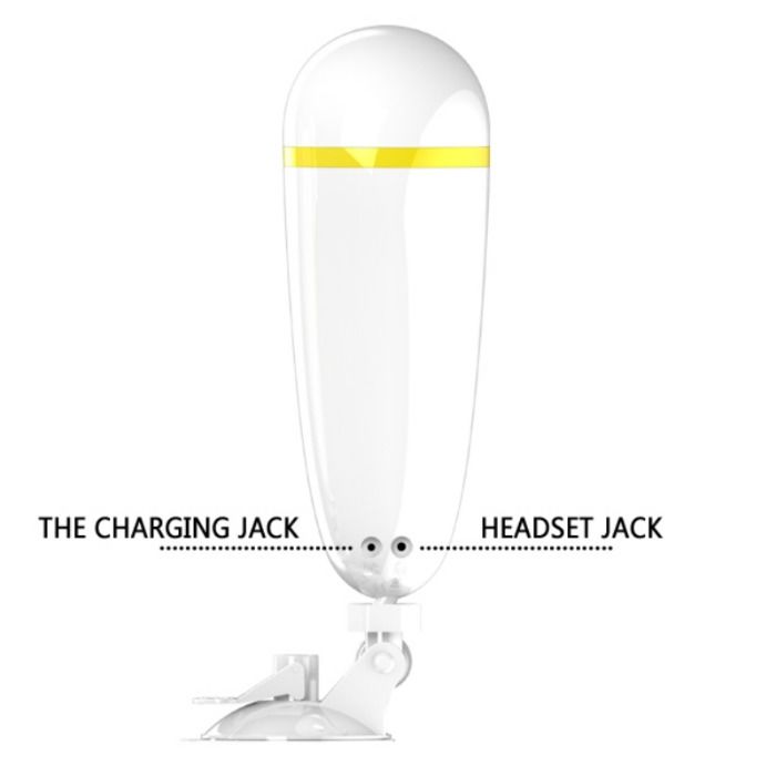 PRETTY LOVE Masturbador Masculino Sally com Vibração e Som, mostrando detalhes realistas