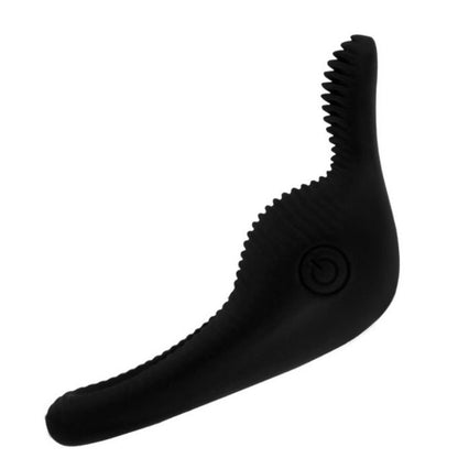 Anel Vibrador PRETTY LOVE Thimble preto em silicone