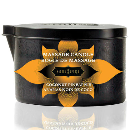 KAMASUTRA - VELA DE MASAJE DE COCO Y PIÑA 170GR