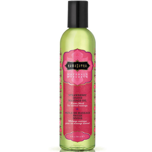 KAMASUTRA - ACEITE DE MASAJE DE FRESA DIVINA NATURAL 236ML