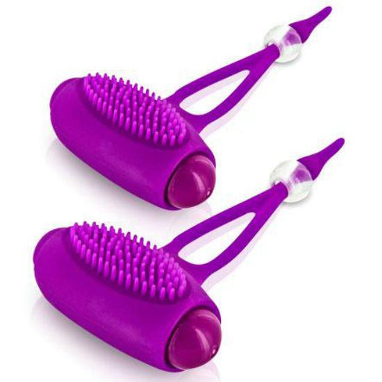 PRETTY LOVE Estimulador de Mamilos Bancroft Love em silicone com vibração forte.