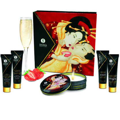 SHUNGA - KIT SECRETO DE FRESAS Y CAVA DE GEISHA