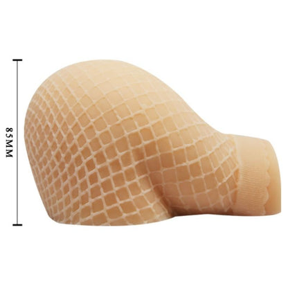 Close-up do Masturbador Realista BAILE Vagina e Ânus com textura de malha e controlo remoto.