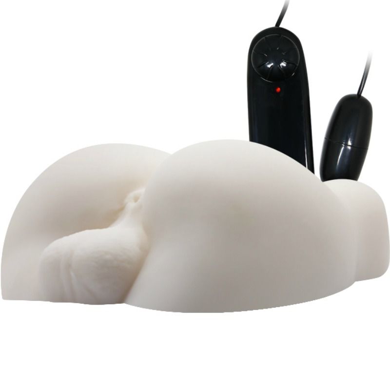 Masturbador Anal BAILE com vibração e design realista de bunda masculina.