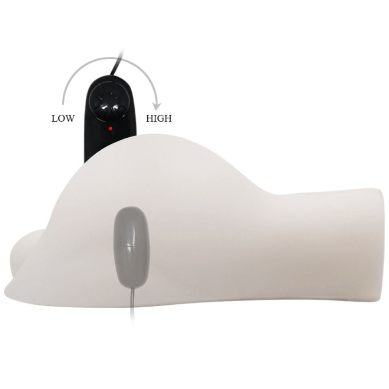 Masturbador Anal BAILE com vibração e design realista de bunda masculina.