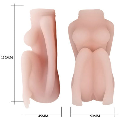 Masturbador masculino BAILE Minimasturbador Snug Fit com textura interna realista
