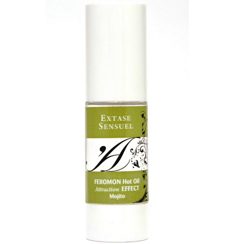 Aceite de Masaje con Efecto Calor y Feromonas Mojito 30 ml