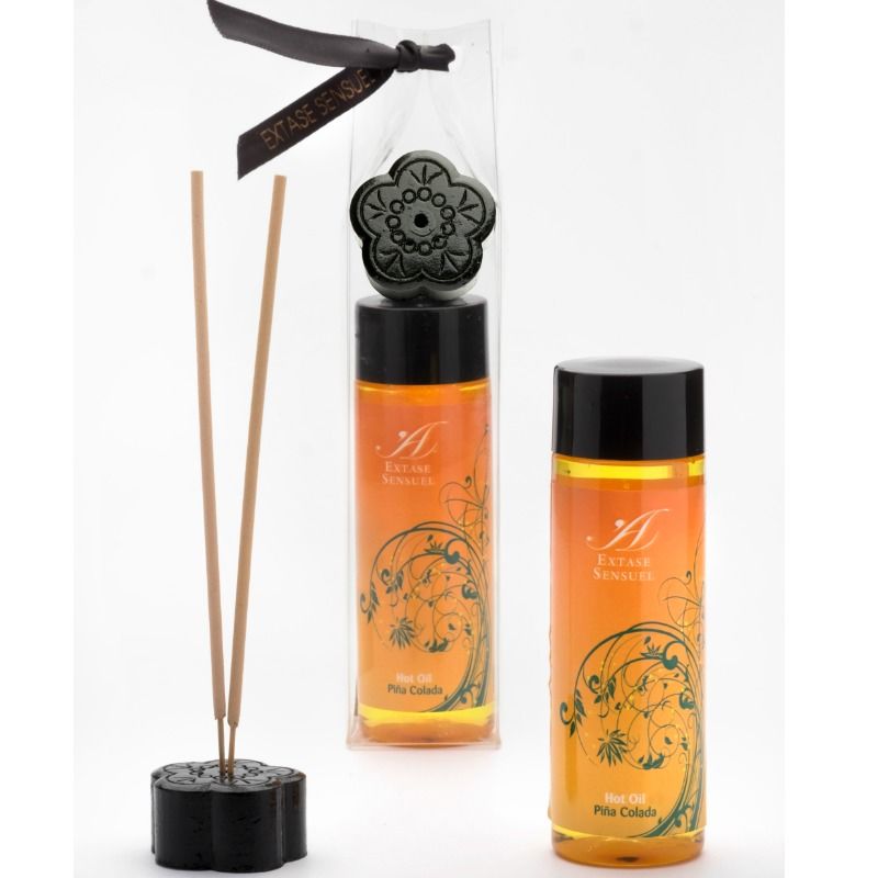 Aceite Estimulante de Calor con Sabor Piña Colada 100 ml