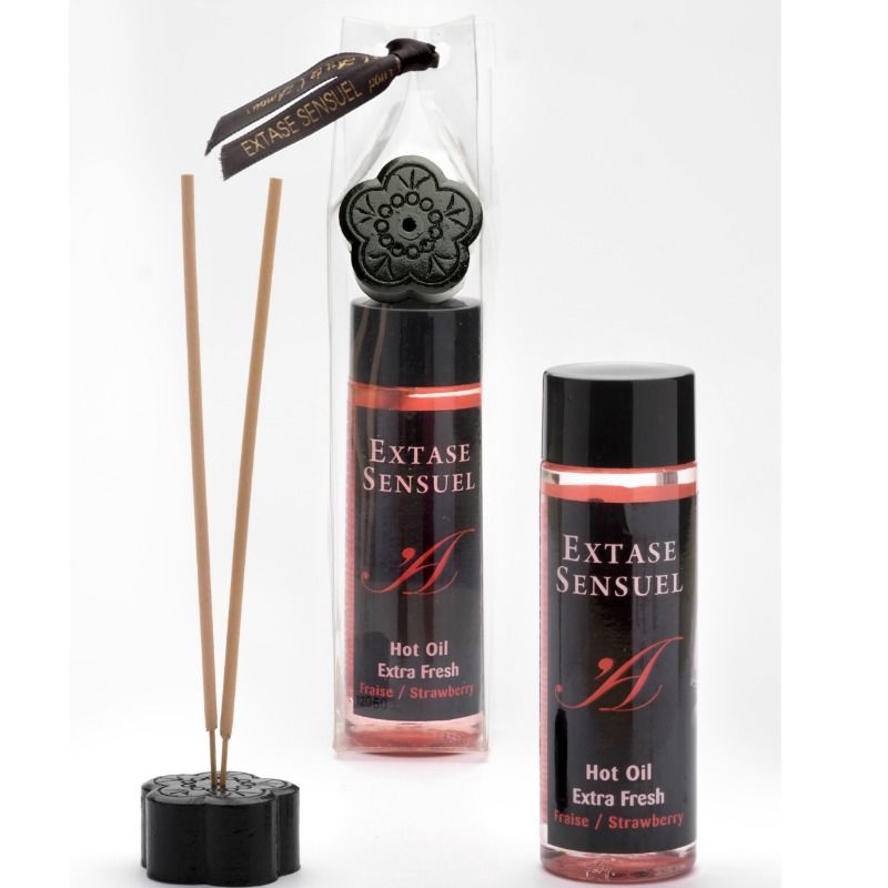 Aceite de Masaje con Efecto Fresa Extra Fresco 100 ml