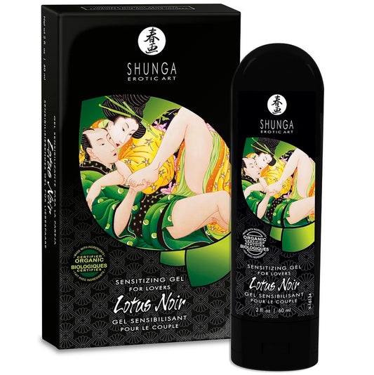 Creme Sensibilizante Shunga Lotus Noir 60 ML para prazer em casal