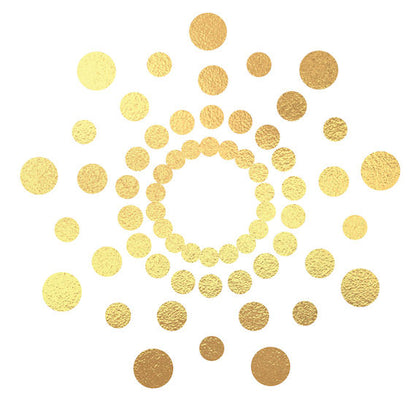 Decorações temporárias de pele BIJOUX Mimi com 3 pares metálicos (ouro, prata e bronze) para realce corporal.