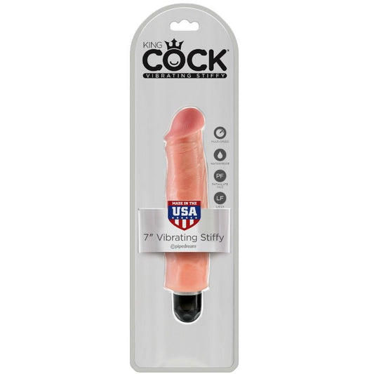 Vibrador Realista Stiffy 17.8 cm Natural