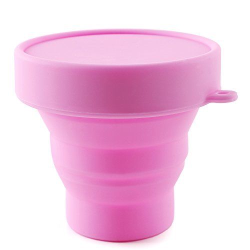NINA KIKÍ Esterilizador de Copo Menstrual Dobrável em Silicone Médico, pronto para uso ou dobrado.