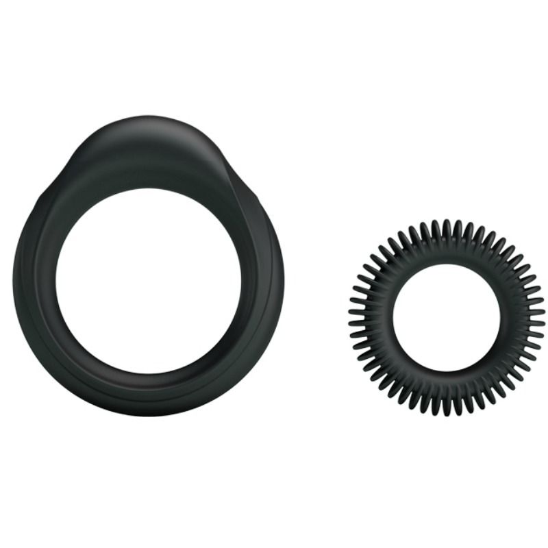 Kit 2 Anéis Penianos de Silicone BAILE para retardar a ejaculação e intensificar o prazer.