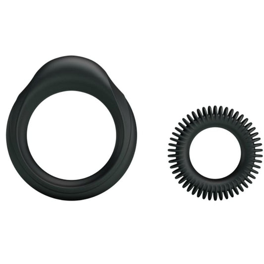 Kit 2 Anéis Penianos de Silicone BAILE para retardar a ejaculação e intensificar o prazer.