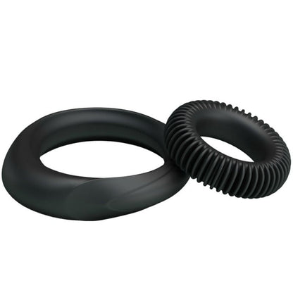 Kit 2 Anéis Penianos de Silicone BAILE para retardar a ejaculação e intensificar o prazer.