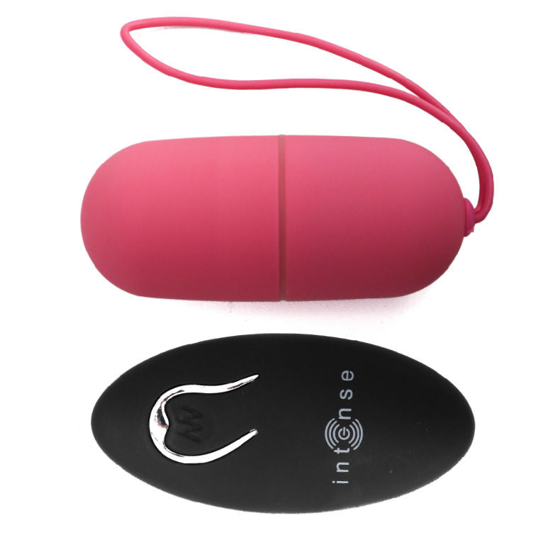 INTENSE Ovo Vibratório Flippy I Com Controle Remoto Rosa, para prazer discreto.