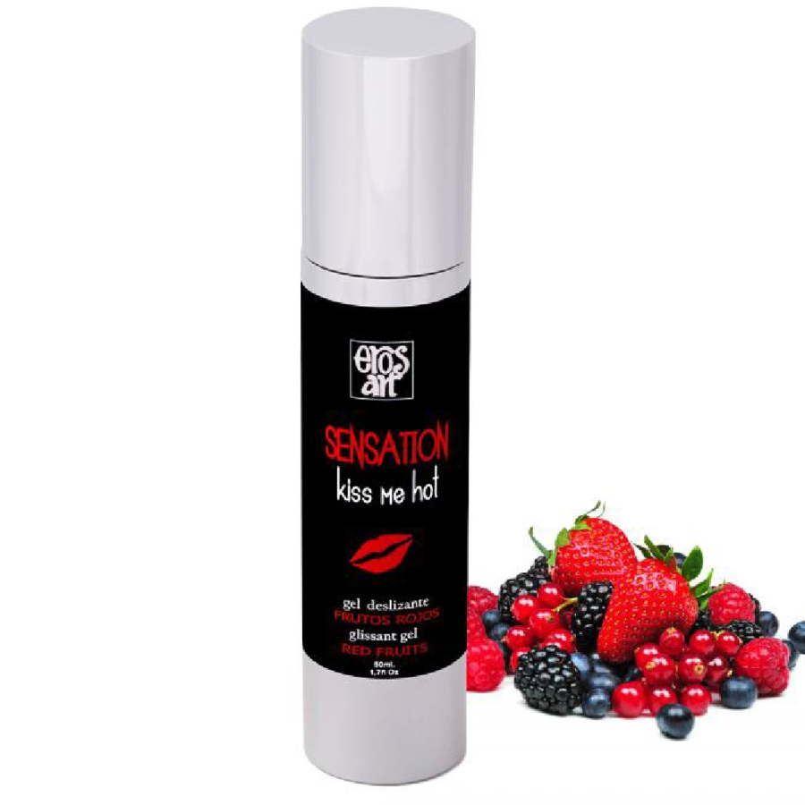 Lubricante Natural Frutas Rojas con Efecto Calentador 50 ML