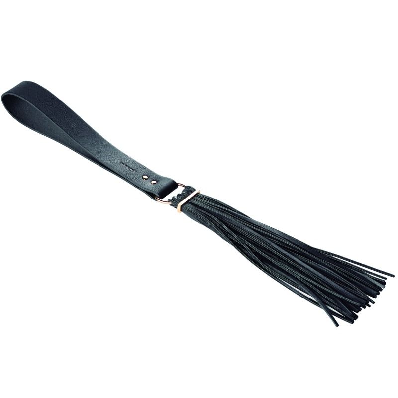 Chicote BIJOUX INDISCRETS Maze Black Vegano para BDSM e jogos de dominância.