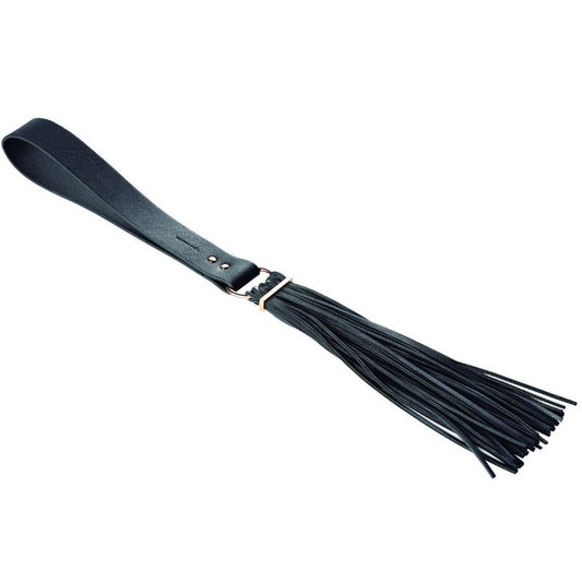 Chicote BIJOUX INDISCRETS Maze Black Vegano para BDSM e jogos de dominância.
