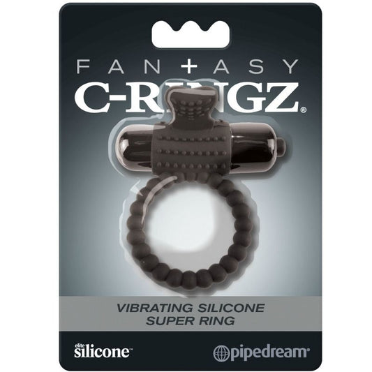 Anillo Vibrante de Silicona Negro