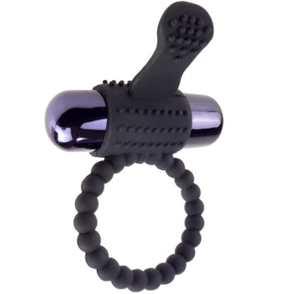 Anillo Vibrante de Silicona Negro