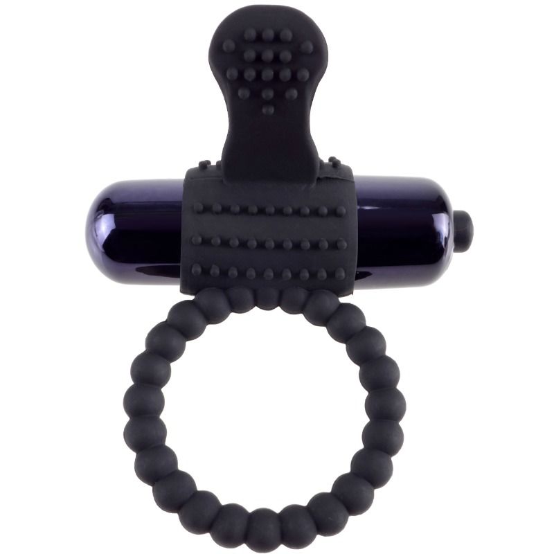 Anillo Vibrante de Silicona Negro