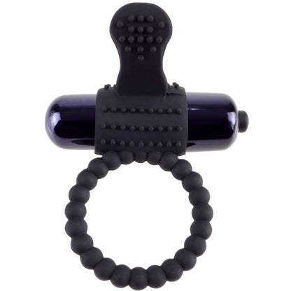Anillo Vibrante de Silicona Negro