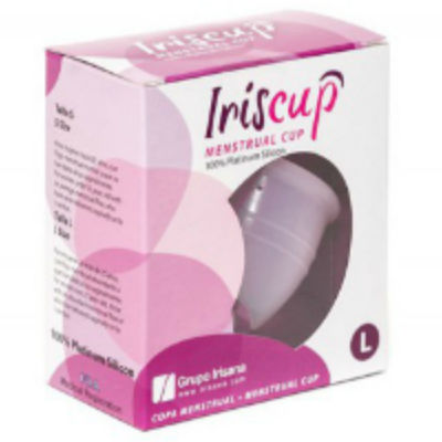 IRISCUP - TAZA GRANDE ROSA DEL MES + BOLSA ESTERILIZADORA GRATIS