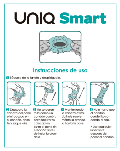 Preservativo Smart Latex Free Pre-Erección 3 Unidades